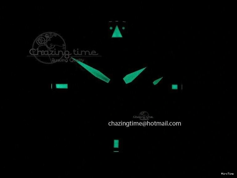 MIROTIME 0301 Big Pilot Top Gun Miramar PVD Plated Titanium on Green Nylon Strap A23J Refined 7398